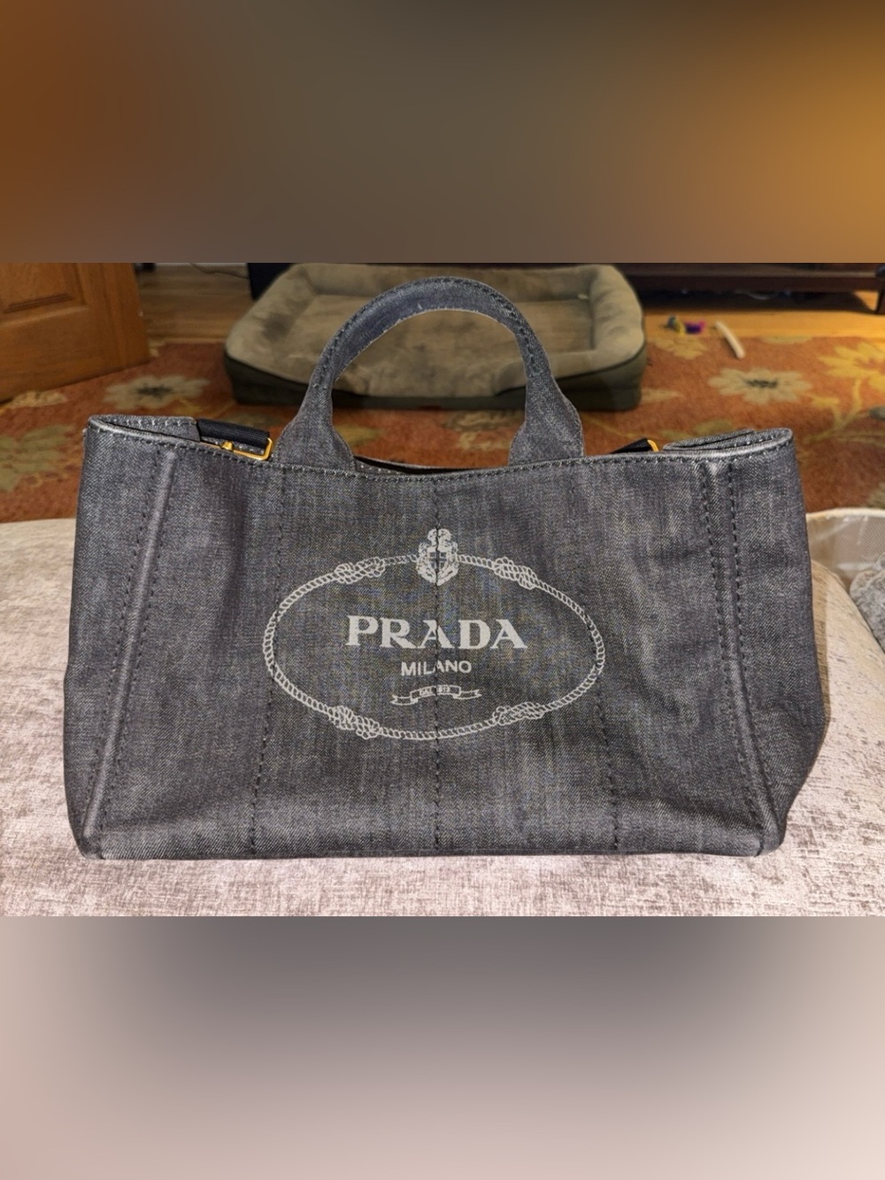 Prada canapa tote